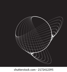 Halftone dots in circle form. round logo . vector dotted frame . design element