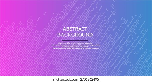 Puntos semitonos, patrón de degradado azul oscuro y rosa, estilo de tecnología digital Abstractas, dibujos animados de ciencia de puntos de arte Pop o partículas de puntos en movimiento futuristas.