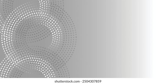  Halftone dots design . Isolated vector dotted gradient circle