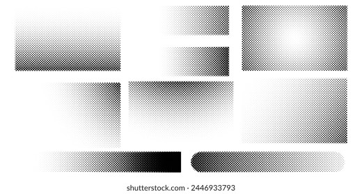 Halftone Dots element in vintage style for decorate