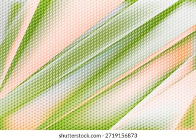 Pontos de meio-tom desbotado textura sobre diagonal listras moderno vetor design. Difusão da luz através de camadas pontilhadas. Fundo geométrico limpo, mas expressivo. Sobreposição de textura pontilhada com inspiração retrô.