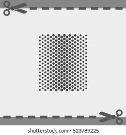 Halftone dots. Flat dots illustration.