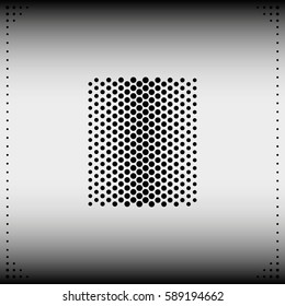 Halftone dots. Flat dots illustration.