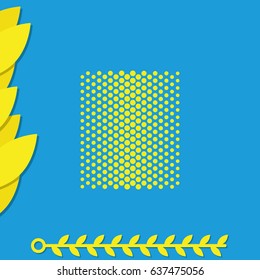 Halftone dots. Flat dots illustration.