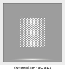 Halftone dots. Flat dots illustration.