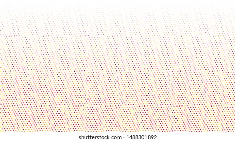 halftone dots geometric vector illustration