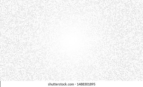 halftone dots geometric vector illustration