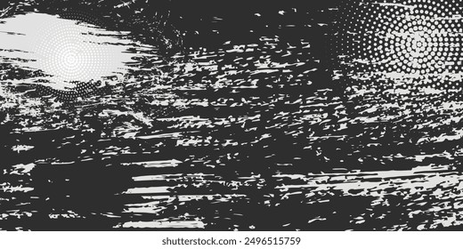 Halftone dots gradient grunge texture background blue and black color pattern. Dot pop art comic sport style vector illustration. grunge vector dots
