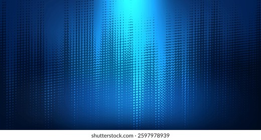 Halftone dots gradient grunge texture background blue grtadient color pattern. Dot pop art comic sport style vector illustration. vector