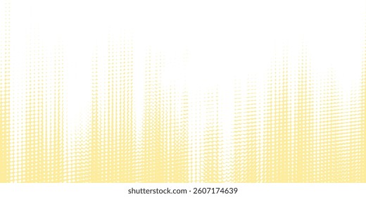 Halftone dots gradient grunge texture background yellow grtadient color pattern. Dot pop art comic sport style vector illustration. vector