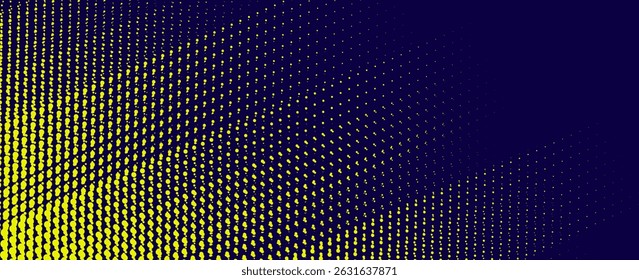 Halftone dots gradient grunge texture background blue and black color pattern. Dot pop art comic sport style vector illustration. grunge vector dots