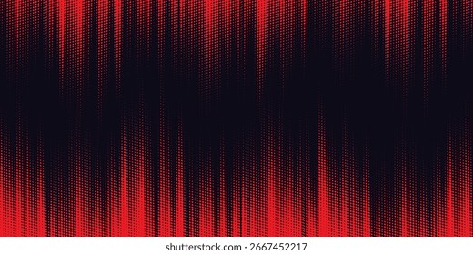 Halftone dots gradient grunge texture background red and black color pattern. Dot pop art comic sport style vector illustration. grunge vector dots