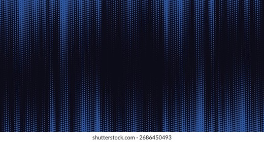 Halftone dots gradient grunge texture background blue and black color pattern. Dot pop art comic sport style vector illustration. grunge vector dots. modern