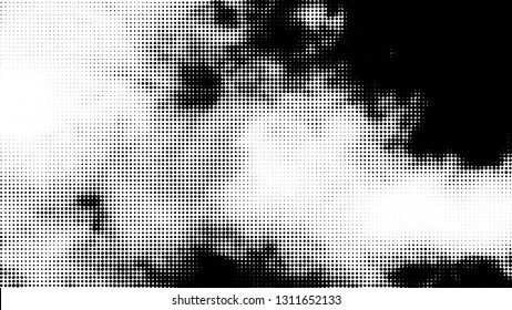 Halftone dots gradient vector illustration isolated on a white background, perfect for use as a background element