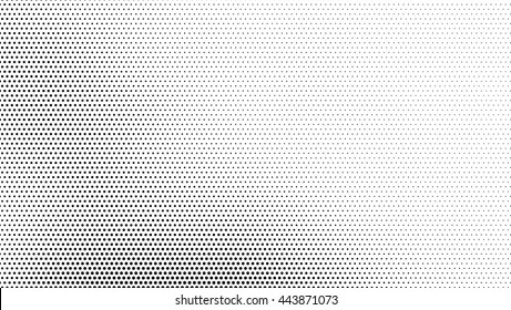 Halftone dots gradient vector illustration isolated on a white background, perfect for use as a background element