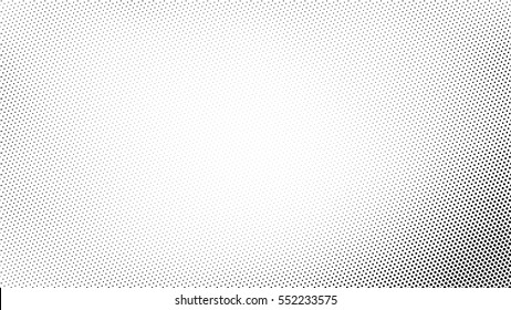 Halftone dots gradient vector illustration isolated on a white background, perfect for use as a background element