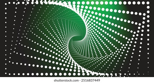 Halftone dots green black color pattern gradient grunge texture background. Dot pop art comic sport style vector illustration. 