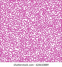 Halftone dots. Green dots on white background.