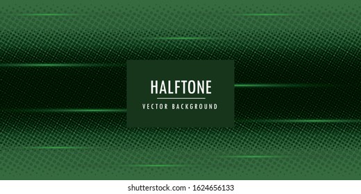 Halftone Dots in Grunge Broken Brush Style. Vintage Dirty Dotted Pattern.