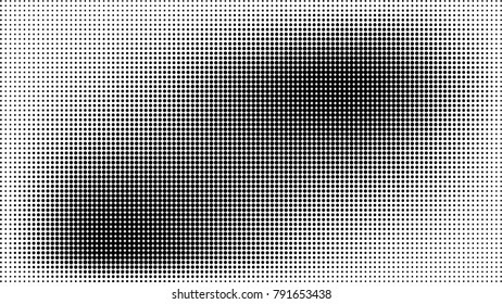 halftone dots horizontal background 