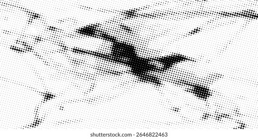 Halftone dots lightning explosion pop art comic background. Vector Illustration