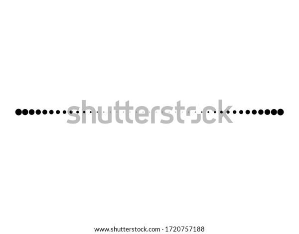 Halftone Dots Line Form Vector Dotted Stock Vector (royalty Free 