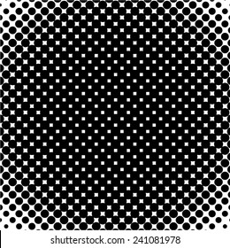 Halftone dots - Logo Design Element. Abstract vector template - easy to use