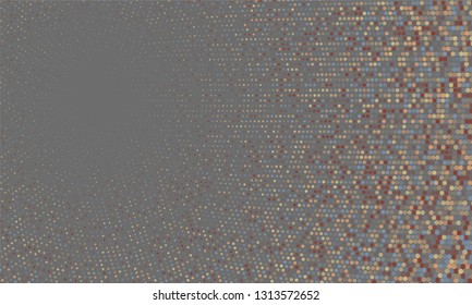 Halftone dots modern vector background. Vintage geometric halftone illustration. Abstract dotted print. Banner frame template.