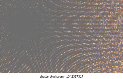 Halftone dots modern vector background. Vintage geometric halftone illustration. Minimal tech banner backdrop. Dotted vector graphics.