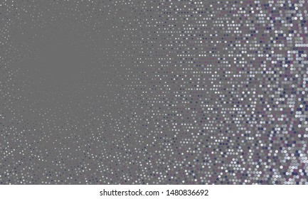 Halftone dots modern vector background. Dotted vector graphics. Trendy tech pattern.