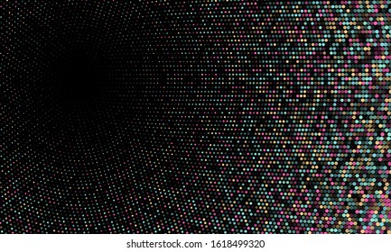 Halftone dots modern vector background. Landing page backdrop. Abstract dotted print. Vintage geometric halftone illustration.