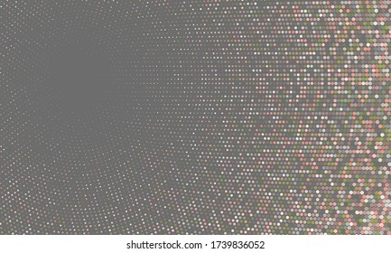 Halftone dots modern vector background. Minimal tech banner backdrop. Vintage geometric halftone illustration.