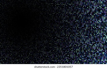 Halftone dots modern vector background. Vintage geometric halftone illustration. Minimal tech banner backdrop. Dotted vector graphics.