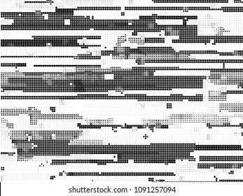 Halftone dots monochrome vector background. Retro art style template.