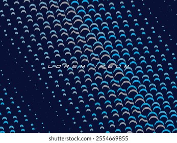 Halftone dots multicolored pattern gradient grunge texture background. Vector illustration good for sports themes, games, digital, technology, celebrations, etc.