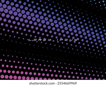 Halftone dots multicolored pattern gradient grunge texture background. Vector illustration good for sports themes, games, digital, technology, celebrations, etc.