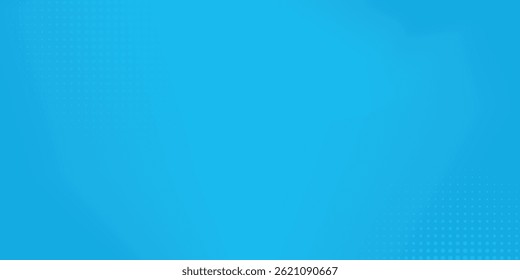 Halftone dots on blue background. Comic pop art style blank layout. Template design for comic book, presentation, sale or web banner. Vector illustration
