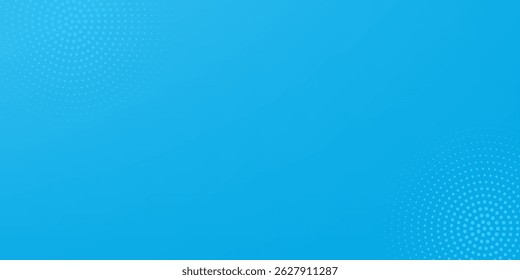 Rasterpunkte auf blauem Hintergrund. Blanko-Layout für Comic-Pop-Art. Vorlagendesign für Comic, Präsentation, Verkauf oder Webbanner. Vektorgrafik