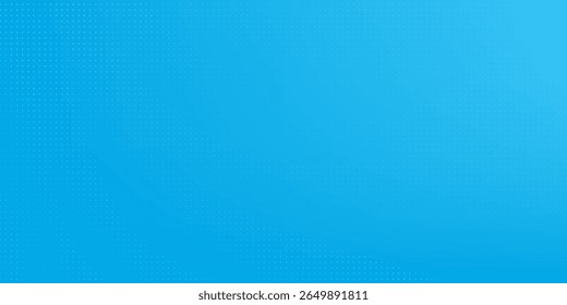 Halftone dots on blue background. Comic pop art style blank layout. Template design for comic book, presentation, sale or web banner. Vector illustration