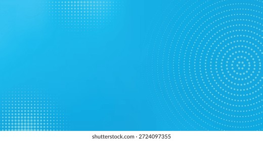 Pontos de meio-tom no fundo azul. Layout em branco do estilo de pop art cômico. Desenho de modelo para banda desenhada, apresentação, venda ou banner web. Ilustração vetorial,eps10