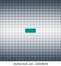 halftone of the dots on grey background. abstract vector illustration eps10