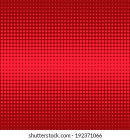 halftone of the dots on red background. vector illustration eps10