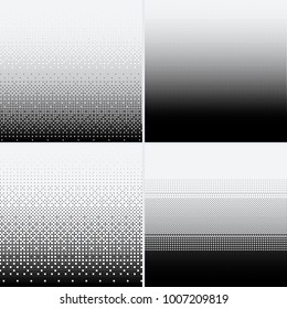 Halftone dots on white background. Vector illustration. Graphic resources halftone black white