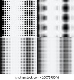 Halftone dots on white background. Vector illustration. Graphic resources halftone black white