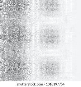 Halftone dots on white background. Vector illustration. Graphic resources halftone black white