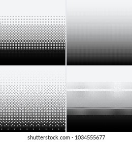 Halftone dots on white background. Vector illustration. Graphic resources halftone black white