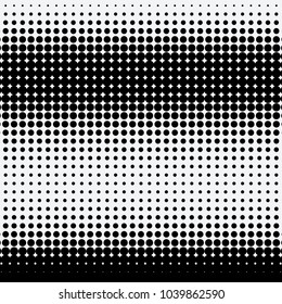 Halftone dots on white background. Vector illustration. Graphic resources halftone black white