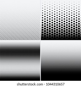 Halftone dots on white background. Vector illustration. Graphic resources halftone black white