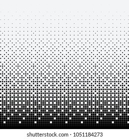 Halftone dots on white background. Vector illustration. Graphic resources halftone black white