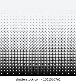 Halftone dots on white background. Vector illustration. Graphic resources halftone black white